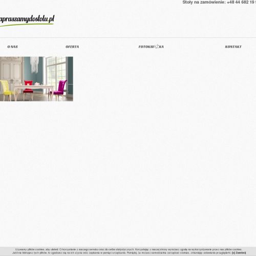 Warszawa - duże stoły drewniane