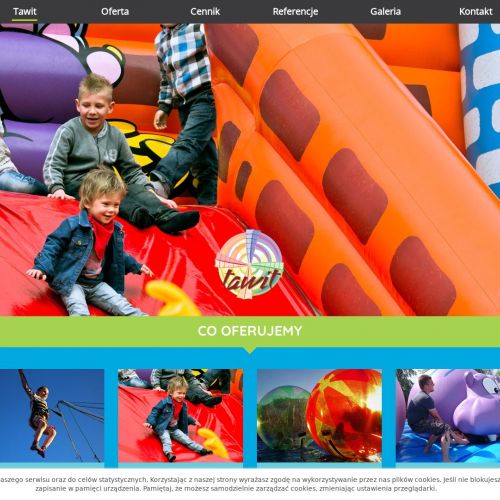 Katowice - wynajem zjeżdżalni dmuchanych cena