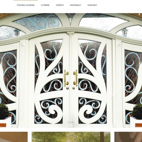 Drzwi zewnętrzne stylowe