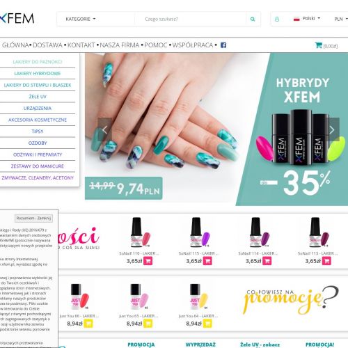 Lakier hybrydowy brokat