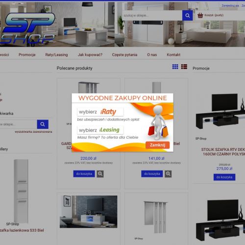 Regał biurowy zamykany