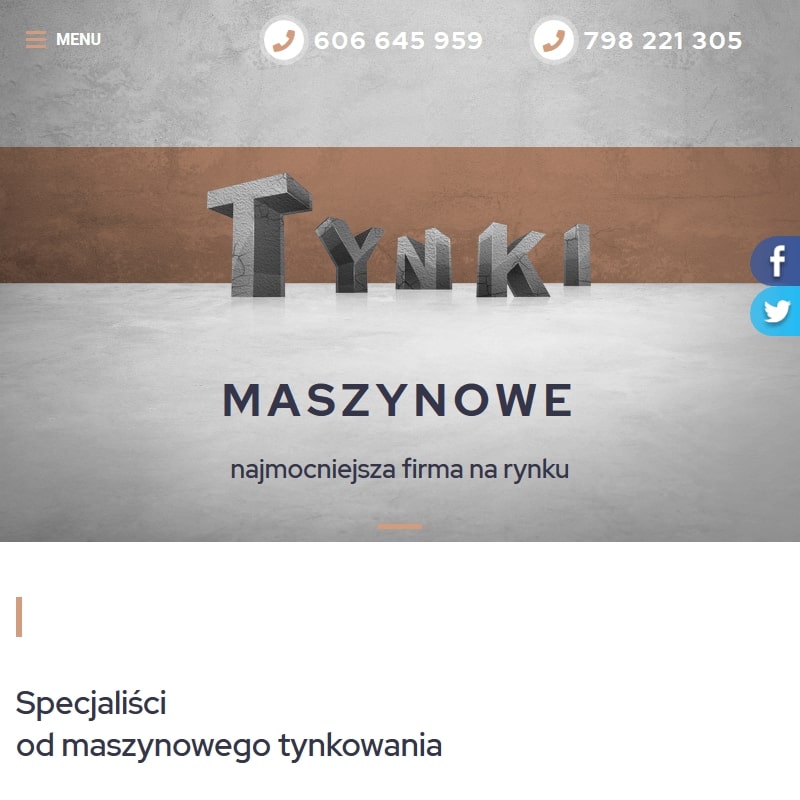 Tynkowanie maszynowe elewacji łódź
