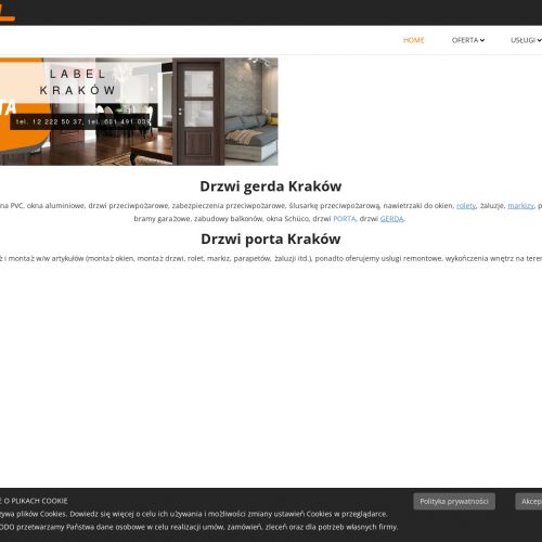 Kraków - markizy selt