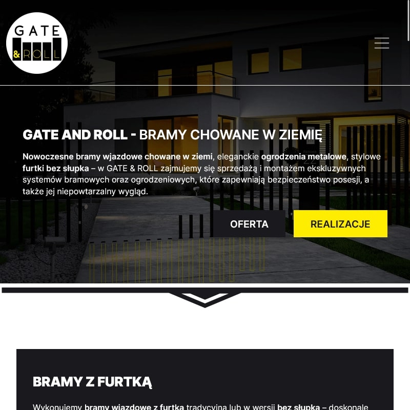 Brama wjazdowa chowana w ziemi cena