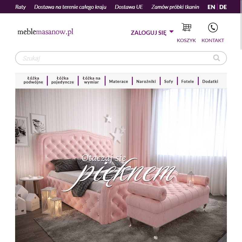 Łóżka sypialniane Warszawa