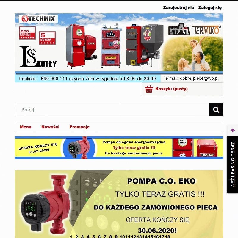 Kocioł na ekogroszek - Pleszew