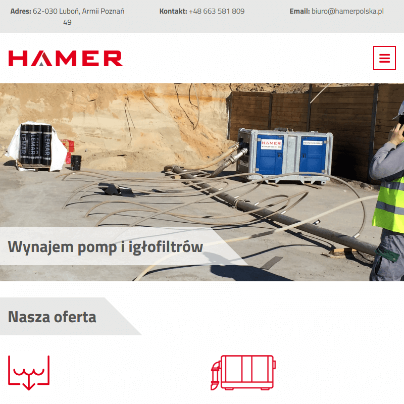 Szczecin - wpłukiwanie igłofiltrów