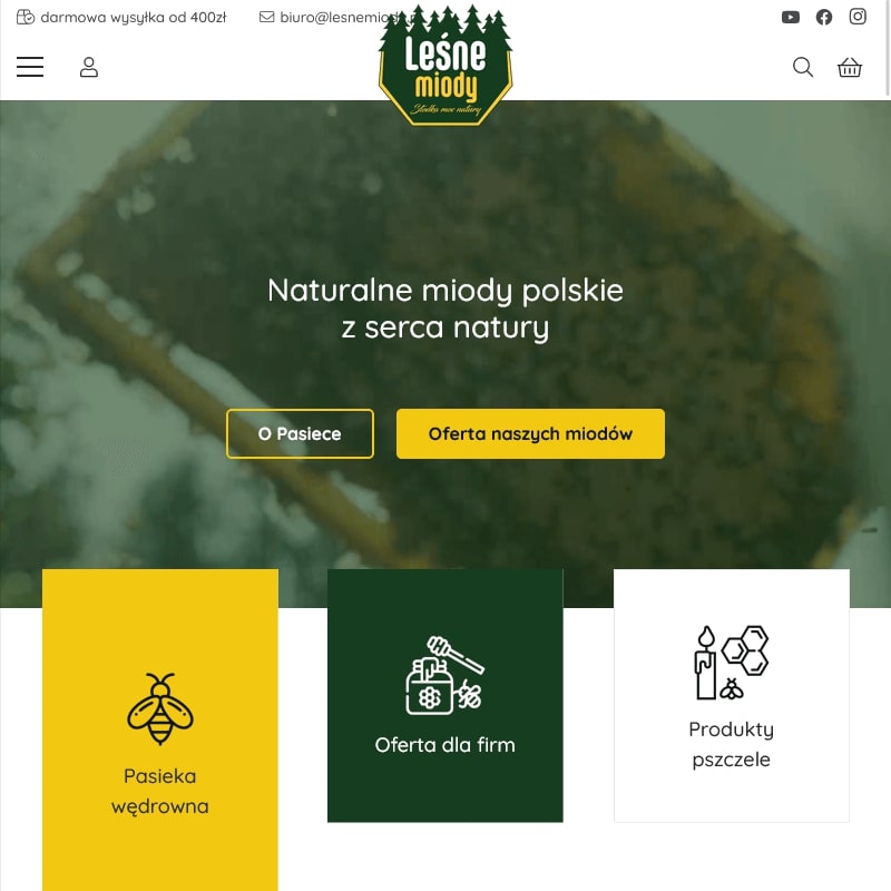 Miód spadziowy iglasty