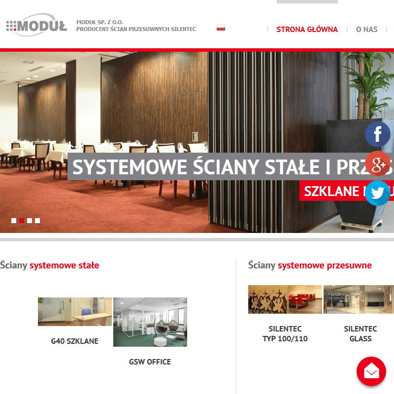 Przenośna ściana działowa