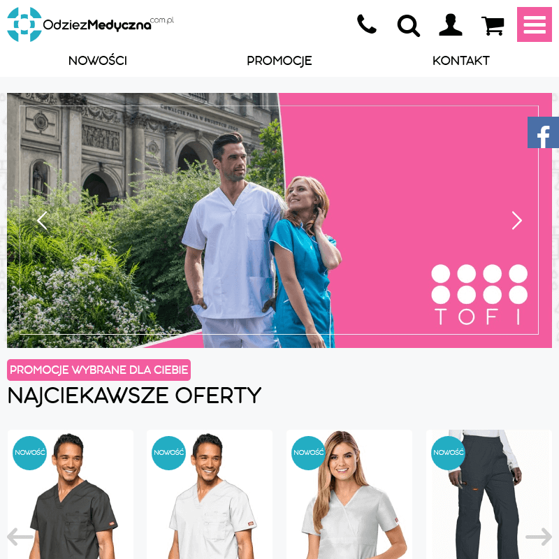 Ubrania dla pielęgniarek