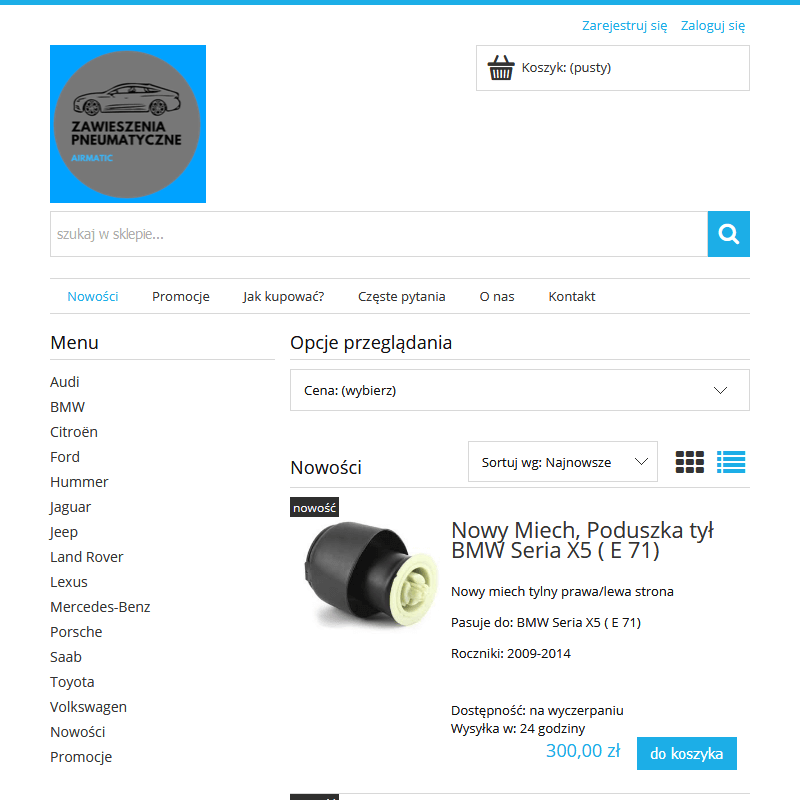 Serwis zawieszenia audi mazowieckie